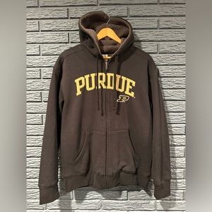 Purdue University Protege by Knights Apparel Full Zip Hoodie Sweatshirt Mens Med